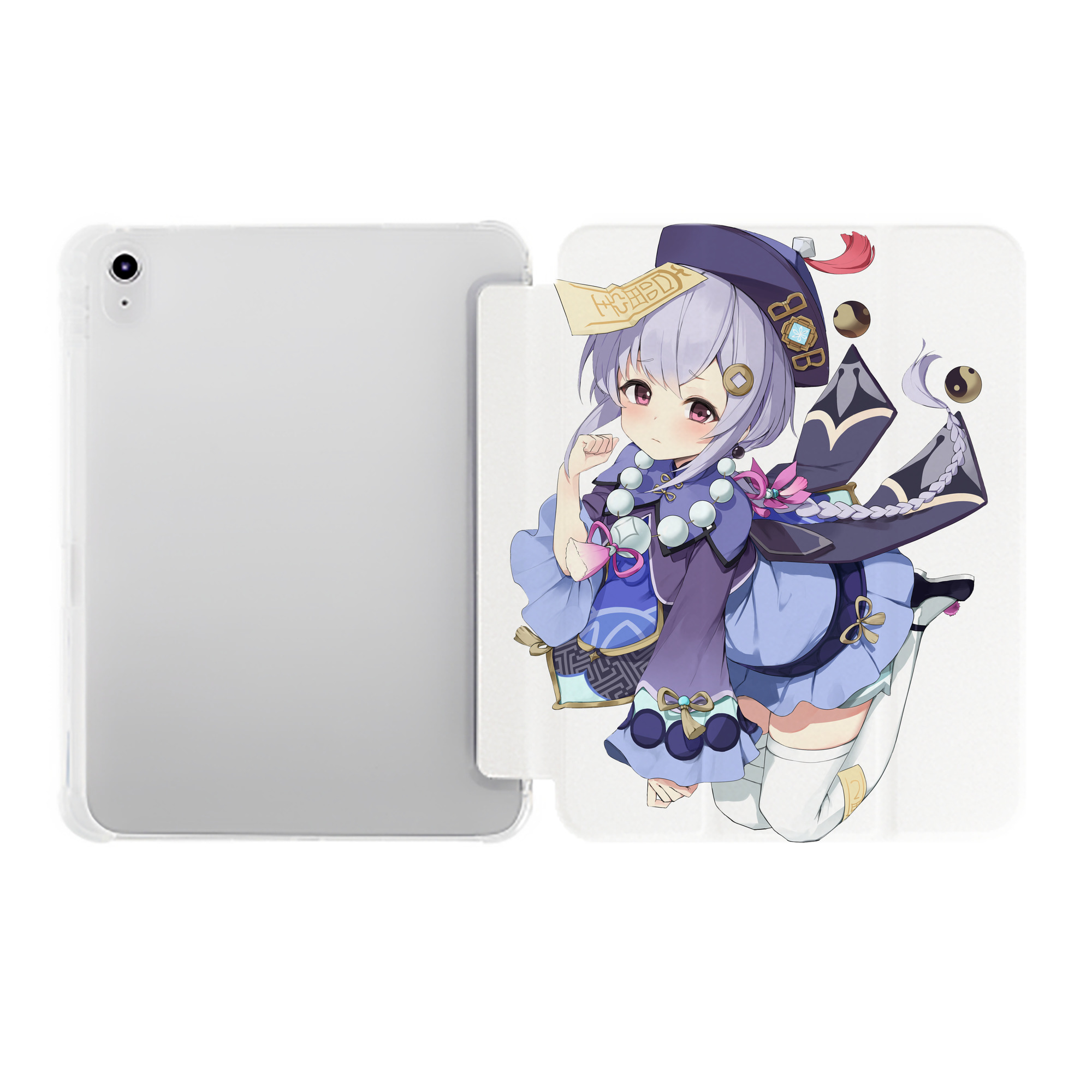 げんし神 七七 なな  genshin Nana IPad ケース ペン収納付き 三つ折りスタンド PUレザー×シリコン 対応機種9.5/10.5/10.9インチ